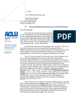 ACLU Letter to Sheriff David Morgan
