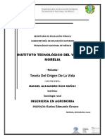 Teoria Del Origen de La Vida