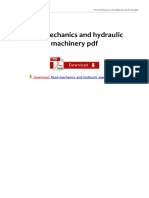 Fluid Mechanics and Hydraulic Machinery PDF