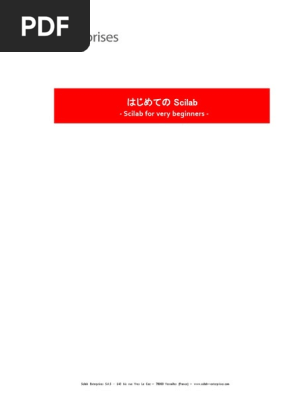 Scilab Beginners Jp Pdf