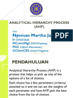 RSPK - Analitical Hierarchy Process (AHP)