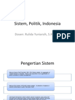 Pengertian Sistem Dan Politik