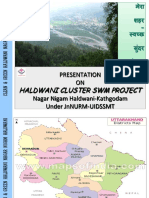 Haldwani Cluster SWM Project: Presentation ON Nagar Nigam Haldwani-Kathgodam Under Jnnurm-Uidssmt