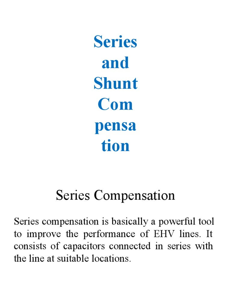 Power Line Compensation Guide | PDF | Ac Power | Capacitor