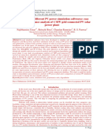 Comparison of Different PV Power Simulation Softwares: Case Study On Performance Analysis of 1 MW Grid-Connected PV Solar Power Plant