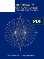 Geometrically Nonlinear Analysis of Plane Truss and Frames PDF