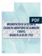 Implementación Del Sistema de Calidad en Laboratorios PDF