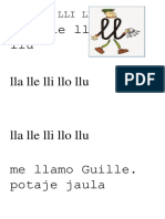 LLA LLE LLI LLO LLU