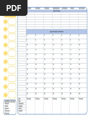 Weekly Schedule