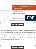 Clinical Nutrition For Post Operative Gaster Perforation