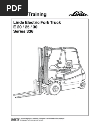 Manual De Servicio Linde E E25 0 Linde 336 Gb 9512 Pdf Electrical Connector Electric Motor