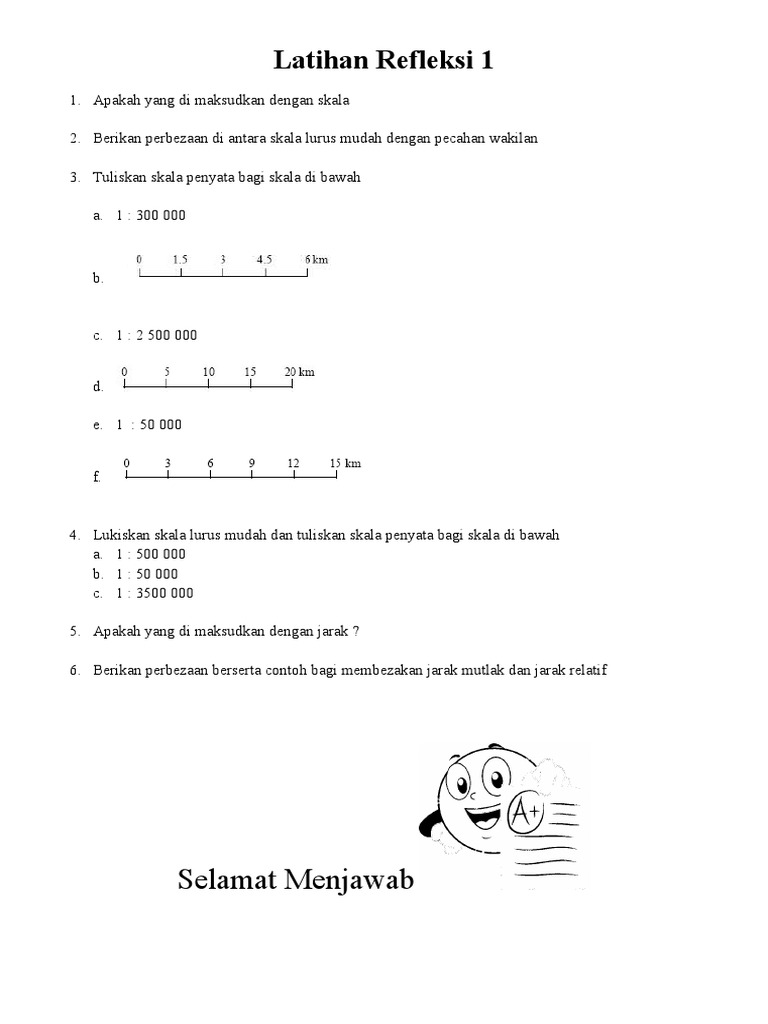 Latihan 1 Skala Dan Jarak Pdf