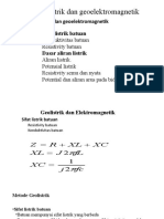 Geolistrik Dan Elektromagnetik (Dr. Halasan S., DeA)