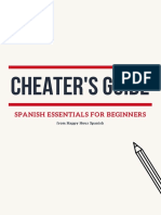 Cheater'S Guide: Spanish Essentials For Beginners