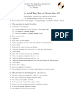 Biopython Installation Sheet English