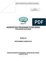 Instrumen Akreditasi Minimum Pembukaan Program Studi Pada Program Sarjana