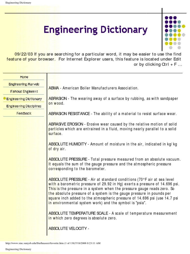 Engineering Dictionary Adsorption Electric Current