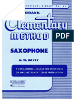 Elementary Method Saxophone rubank - .pdf