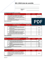 ISO 45001 2018 Audit Check List French