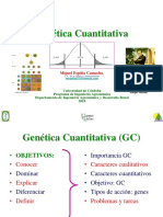 Genética Cuantitativa: Caracteres, Objetivos y Tipos de Acción Génica