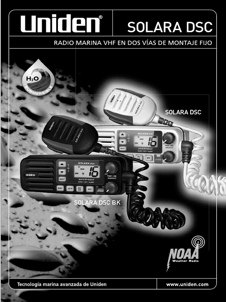 Uniden Solara DSC PDF Antena (Radio) Radio