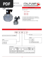 Valvula solenoide Italpump de apertura rapida IENAT 360 mbar-6 bar