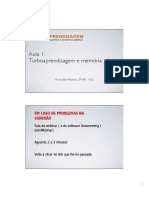 Módulo 1 - Turboaprendizagem e Memória SLIDES PDF