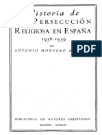 Montero, Antonio - Historia de La Persecucion Religiosa en España (1936-1939)