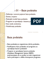 1 - Baza Podataka