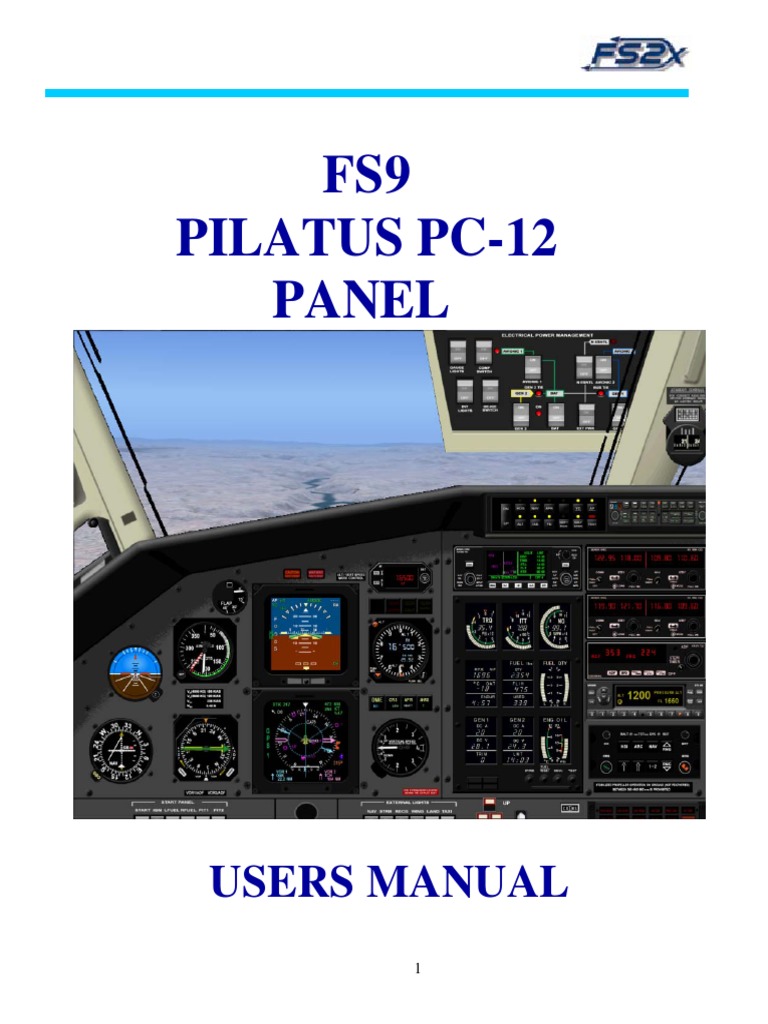 Pilatus PC-12 Panel User Manual | PDF | Altimeter | Measuring Instrument