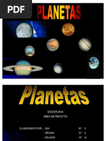Sistema Solar Planetas