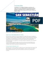 San Sebastian en Tres Dias PDF