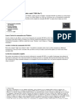 DOS Liste Complète Des Commandes Cmd (_MS-Dos_)