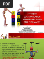 Effective Communication Between Physician and Pharmacist: Dr. G Praveen Kumar