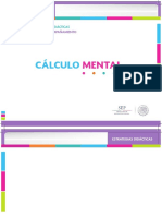 Fichero de Estrategias para El Supervisor 6 Cálculo Mental PDF
