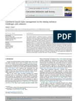 Kunz, N. C. (2016) - Catchment-Based Water Management in The Mining Industry. Challenges and Solutions. The Extractive Industries and Society, 3 (4), 972-977.