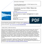 Lee, T. (1988) - The Evolution of Water Management in Latin America. International Journal of Water Resources Development, 4 (3), 160-168.