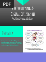 cyberbullying and digital citizenship