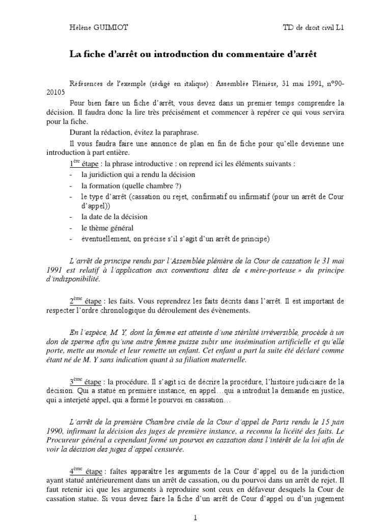 Fiche D Arrêt Droit Administratif L2 Pdf Fiche D Arret | PDF | Vertu | Informations gouvernementales