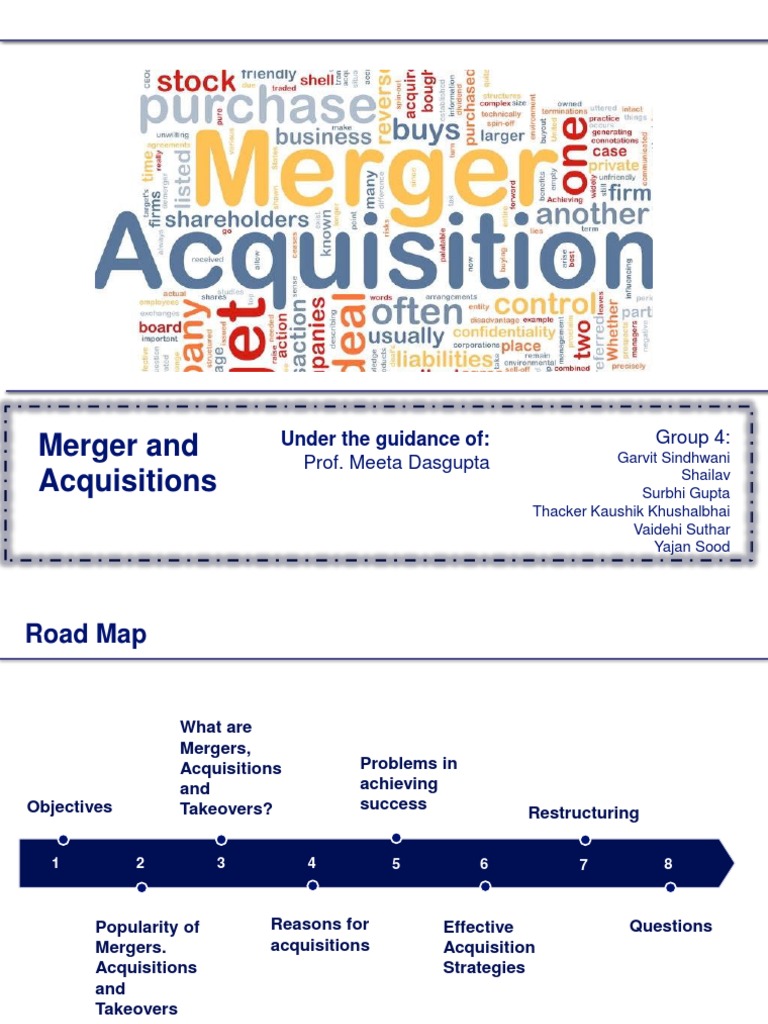 Understanding Mergers and Acquisitions | PDF | Takeover | Mergers And ...