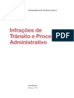 LIVRO - Iinfracoes Transito Processo Adm