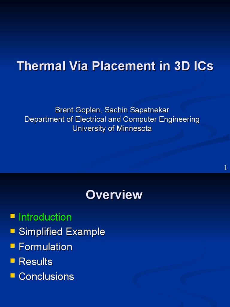 Thermal Via Placement in 3D Ics | PDF | Wafer (Electronics ...