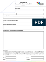 Thespis 3 Applciation Form PDF