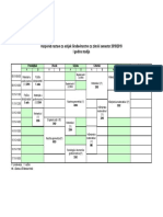 PTF Gradjevinarstvo Raspored 2018-2019 Z