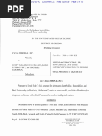 Catalinbread LLC vs Gee Motion to Dismiss 