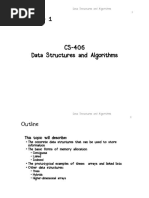 Lecture - 1: CS-406 Data Structures and Algorithms