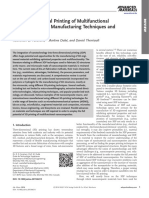 Tree-Dimensional Printing of Multifunctional Nanocomposites - Manufacturing Techniques and Applications