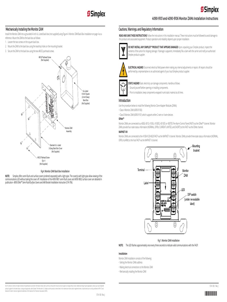 4090-9101 Modulo Zona ZAM | PDF | Electromagnetism | Manufactured Goods