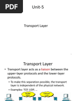 Unit-5: Transport Layer