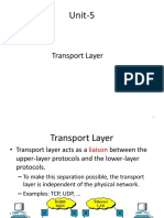 Unit-5: Transport Layer